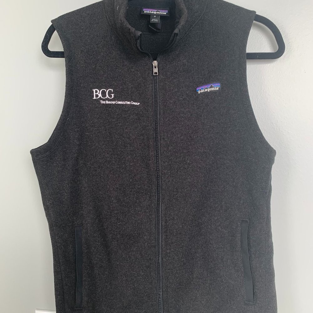 Black BCG Patagonia Fleece Vest - Size M